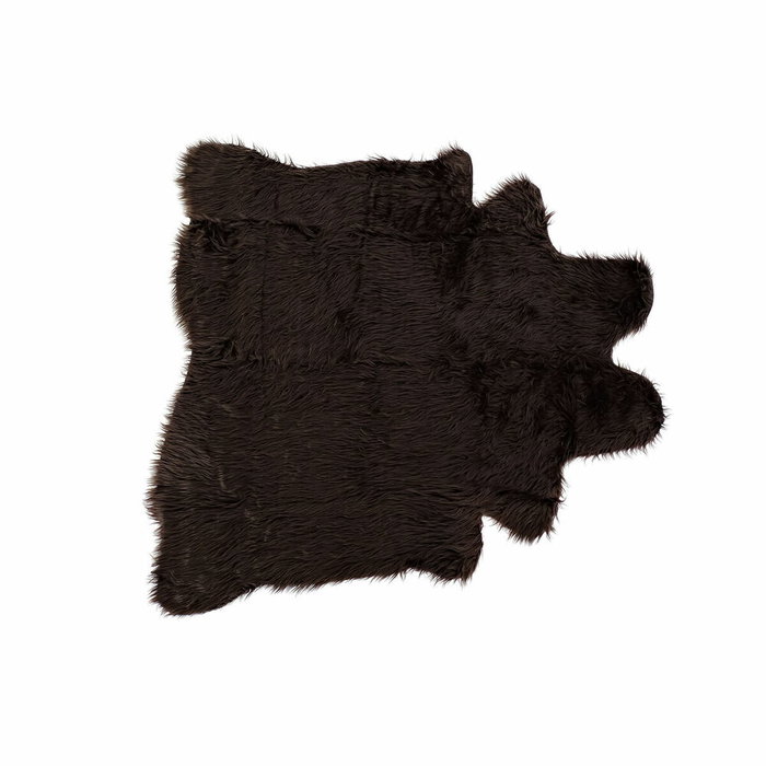 DKD Home Decor Alfombra de Pelo Marrón 160x150x2 cm