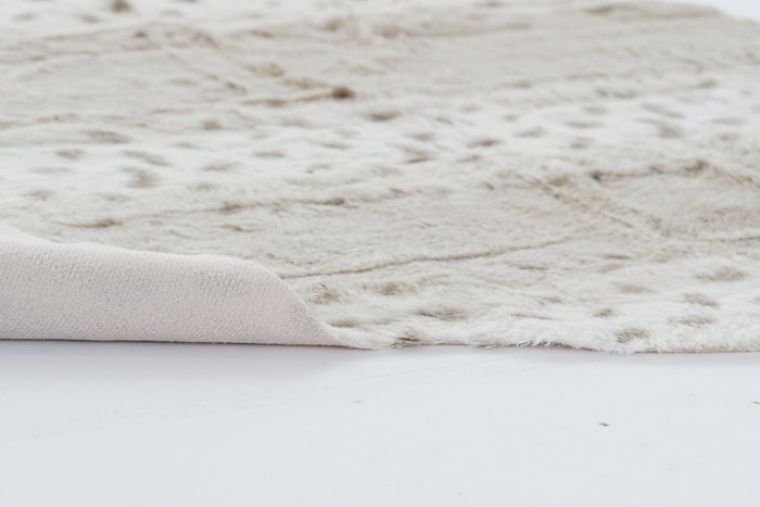 DKD Home Decor Alfombra Pelo Beige Poliester 150 x 160 cm