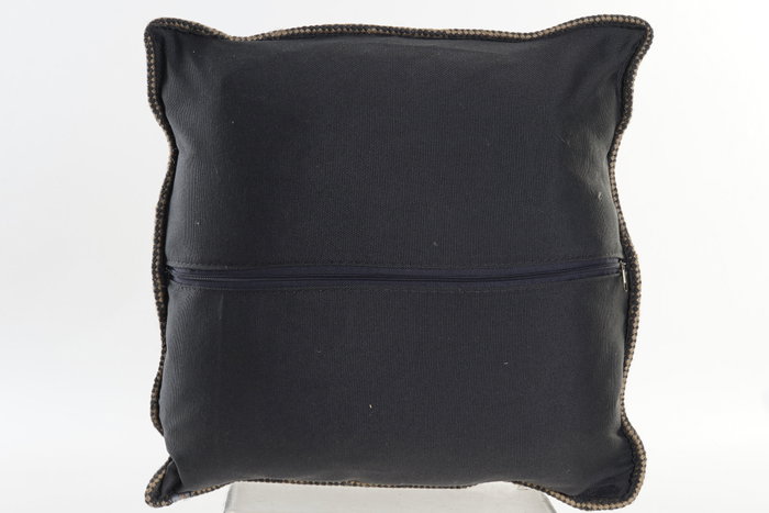 DKD Home Decor Cojín de Algodón y Yute Gris 40x10x40 cm