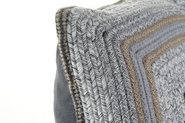 DKD Home Decor Cojin Boho Gris Natural 10 x 40 x 40 cm