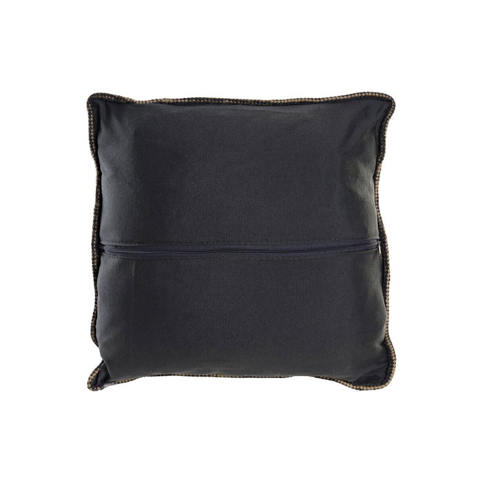 DKD Home Decor Cojín de Algodón y Yute Gris 40x10x40 cm