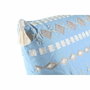 DKD Home Decor Cojín Algodón 60x60x20 cm Azul Desgastado ELAPE