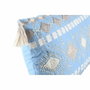 DKD Home Decor Cojín Algodón 60x35x15 cm Azul Desgastado