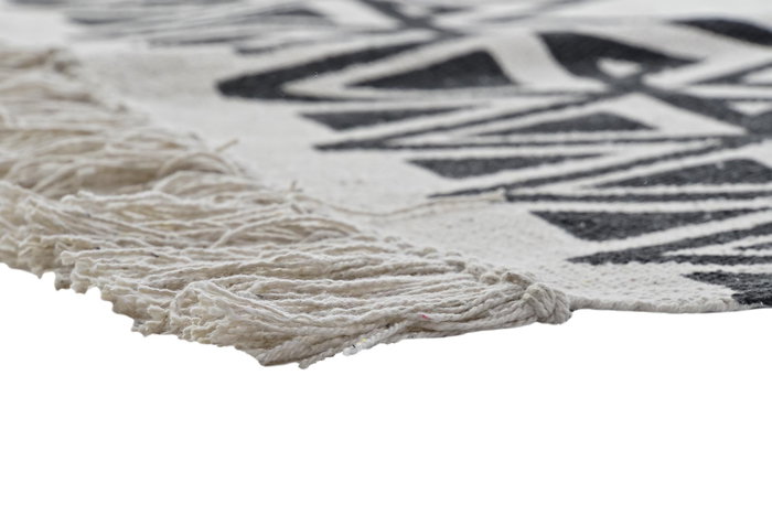 DKD Home Decor Alfombra de Algodón con Estampado Ikat 120x180x0,7 cm DKD Home Decor Alfombra de Algodón con Estampado Ikat 120x180x0,7 cm