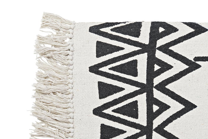 DKD Home Decor Alfombra de Algodón con Estampado Ikat 120x180x0,7 cm DKD Home Decor Alfombra de Algodón con Estampado Ikat 120x180x0,7 cm