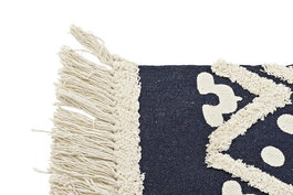 DKD Home Decor Alfombra Azul Marino Beige 230 x 1 x 160 cm