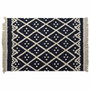 DKD Home Decor Alfombra Bordada 160x230x1 cm Azul Marino y Beige