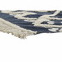 DKD Home Decor Alfombra Bordada 160x230x1 cm Azul Marino y Beige