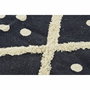 DKD Home Decor Alfombra Bordada 160x230x1 cm Azul Marino y Beige