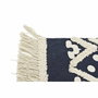 DKD Home Decor Alfombra Bordada 160x230x1 cm Azul Marino y Beige