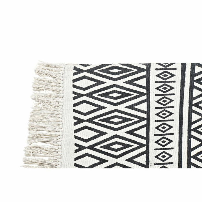 DKD Home Decor Alfombra de Algodón con Diseño de Rombos 160x250 cm DKD Home Decor Alfombra de Algodón con Diseño de Rombos 160x250 cm
