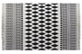 DKD Home Decor Alfombra de Algodón con Diseño de Rombos 160x250 cm