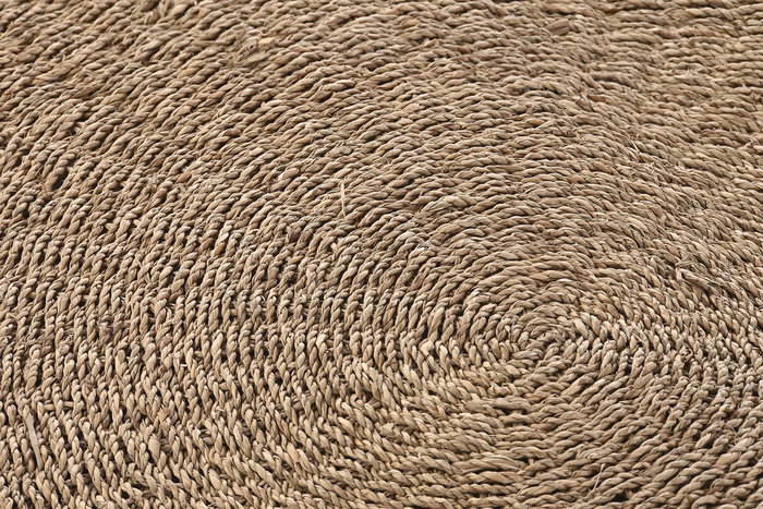 DKD Home Decor Alfombra Balines Natural Seagrass 150 x 150 x 0.5 cm