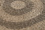 DKD Home Decor Alfombra Boho Beige Marron Seagrass Fibra Maiz 150 x 150 cm