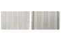 DKD Home Decor Alfombra de Algodón con Flecos Blanco y Gris (Pack de 2)
