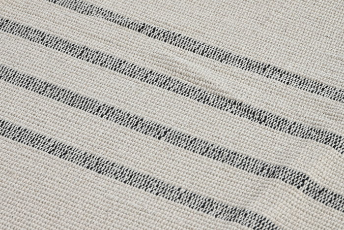 DKD Home Decor Alfombra Boho Blanco Gris Algodón Poliéster Flecos 230 x 160 cm (2 Unidades)