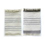 DKD Home Decor Alfombra de Algodón con Flecos 160x230 cm, Pack de 2