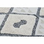 DKD Home Decor Alfombra de Algodón 120x180x1 cm con Diseño de Rombos Beige