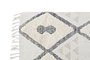 DKD Home Decor Alfombra Moderno Beige 230 x 160 cm Algodon Polyester Rombos
