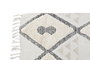 DKD Home Decor Alfombra Beige 290 x 200 cm Algodón Poliéster con detalles de rombos