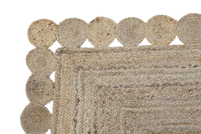 DKD Home Decor Alfombra de Yute 160x236x1 cm Marrón