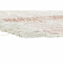 DKD Home Decor Alfombra de Algodón con Flecos Naranja y Beige 120x180 cm