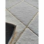 DKD Home Decor Alfombra de Poliéster Blanca con Diseño de Rombo 60x240x2,2 cm
