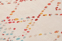 DKD Home Decor Alfombra Multicolor Polyester Rombos 240 x 60 x 0.7 cm