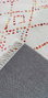 DKD Home Decor Alfombra de Poliéster con Diseño de Rombos Multicolor 60x240x0,7 cm