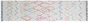 DKD Home Decor Alfombra de Poliéster con Diseño de Rombos Multicolor 60x240x0,7 cm