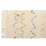 DKD Home Decor Alfombra de Poliéster con Diseño de Rombos Multicolor 60x240x0,7 cm