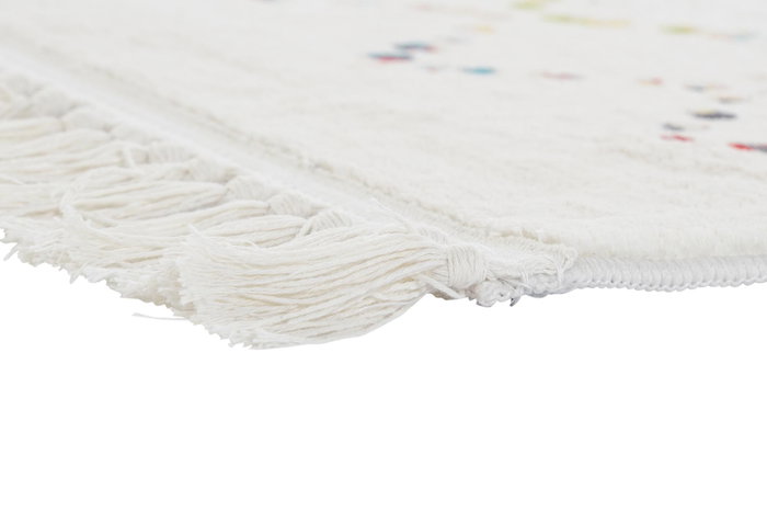 DKD Home Decor Alfombra Multicolor Blanco Poliester 180 x 120 x 0.7 cm