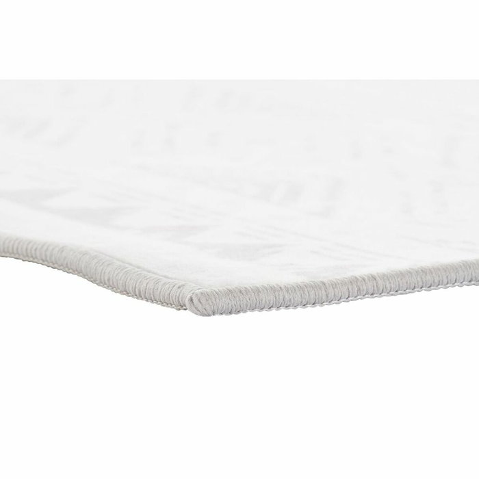 DKD Home Decor Alfombra IKATS Gris y Blanco 120x180x0,4 cm