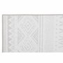 DKD Home Decor Alfombra IKATS Gris y Blanco 120x180x0,4 cm