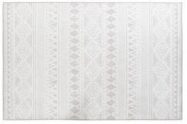 DKD Home Decor Alfombra IKATS Beige y Blanco 200x290 cm