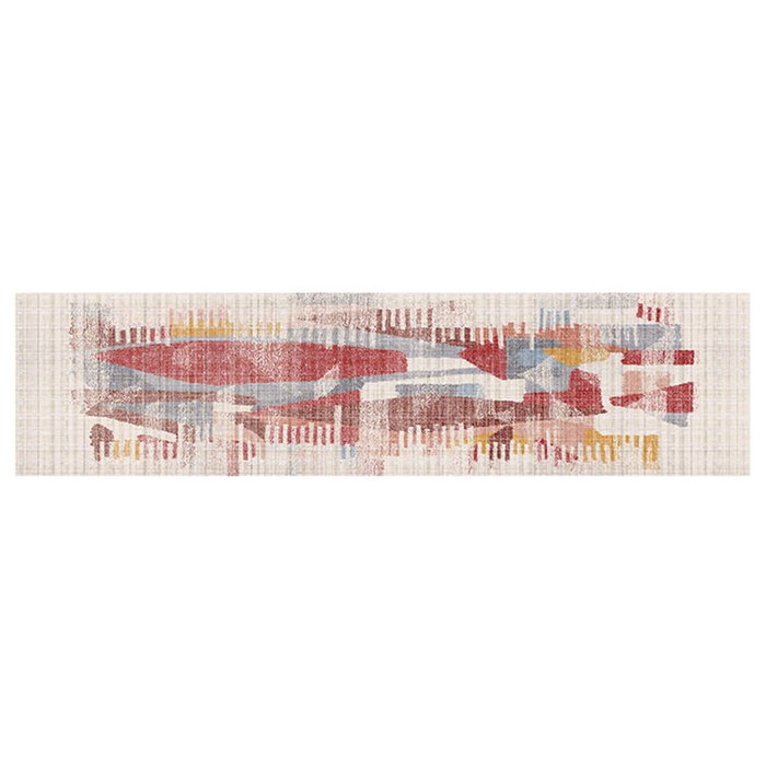DKD Home Decor Alfombra Abstracta Multicolor 60x240x0,7 cm