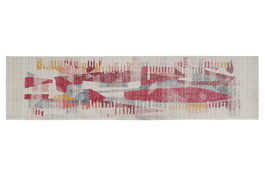 DKD Home Decor Alfombra Abstracta Multicolor 60x240x0,7 cm