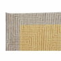 DKD Home Decor Alfombra de Poliéster 120x180x0,7 cm Amarillo