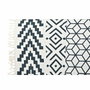 DKD Home Decor Alfombra de Algodón 160x230x1 cm Negro