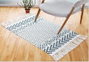 DKD Home Decor Alfombra de Algodón 160x230x1 cm Negro