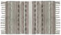 DKD Home Decor Alfombra de Algodón Multicolor con Flecos 200x290 cm