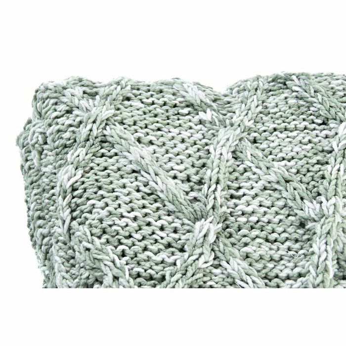 DKD Home Decor Pack de 2 Plaid de Poliéster Verde 150x125x1 cm