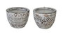 DKD Home Decor Vela Cera Parafina Albasia Decape Surtido de 2 Colores