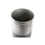 DKD Home Decor Set de 2 Jarrones de Aluminio DOLE - Dorado y Plateado
