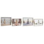 DKD Home Decor Set de 2 Bandejas de MDF Diseño Buda Gris y Marrón