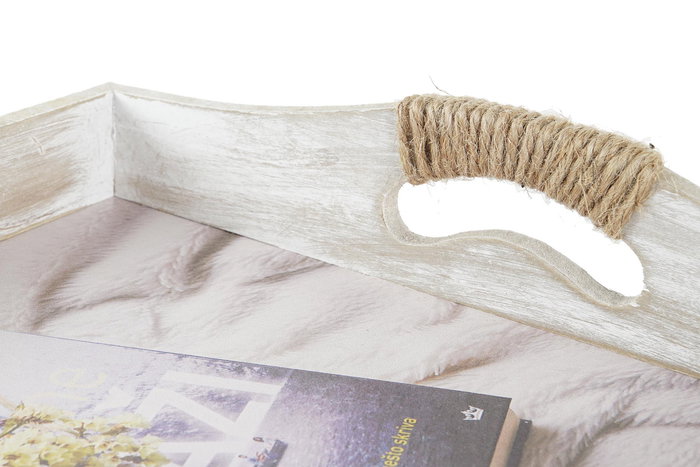 DKD Home Decor Bandeja Multicolor 40 x 30 x 6 cm Set de 2