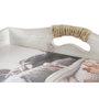 DKD Home Decor Set de 2 Bandejas MDF Multicolor Estilo Oriental