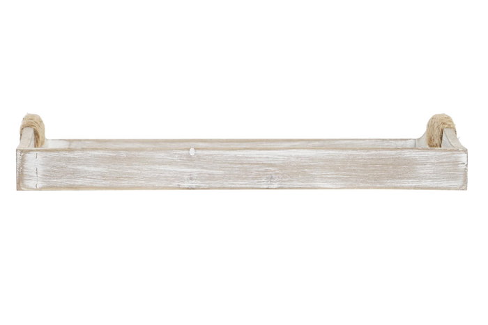 DKD Home Decor Bandeja Oriental Multicolor MDF Set de 2 Piezas 40 x 30 x 6 cm