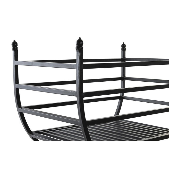 DKD Home Decor Leñera de Acero 48x30x57 Negro DKD Home Decor Leñera de Acero 48x30x57 Negro