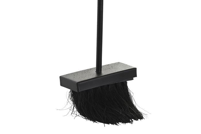 DKD Home Decor Chimenea Loft Negro Set de 4, 3 x 62 x 11 cm